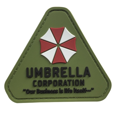 Triangular Umbrella Corp Các bản vá cao su tùy chỉnh được may trên bản vá PVC bảo mật