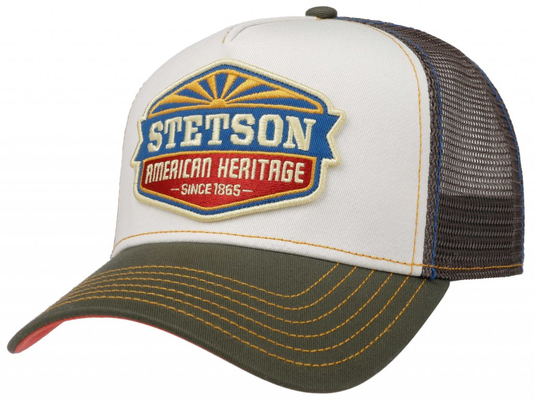 Mũ vải Stetson Trucker Cap đã giặt Công viên giải trí Mũ thiết kế di sản Mỹ