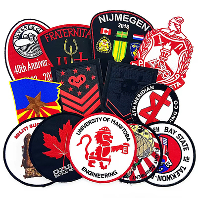 Custom Iron On 100% Made Embroidery Patches Iron On cho quần áo