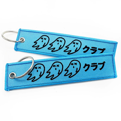 Custom Cheap Thêu vải tùy chỉnh Cheap Fabric Keychain