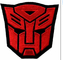 Merrow Border thêu Logo Patch Transformers Red Autobot Movie Film Logo