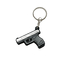 Logo tùy chỉnh Mini Key Chains Silicone Toy Gun Soft PVC Keychain