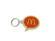 Vintage McDonalds Golden Arches Móc khóa cao su Móc khóa cao su silicon