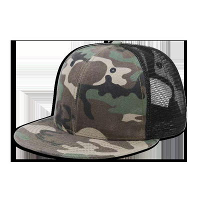 Cotton đã giặt Mũ Snapback nam 56-58cm Mũ Camo thêu tùy chỉnh