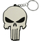 Cao su tùy chỉnh PVC Keychain Quà tặng khuyến mãi Marvel Punisher Logo Soft Touch