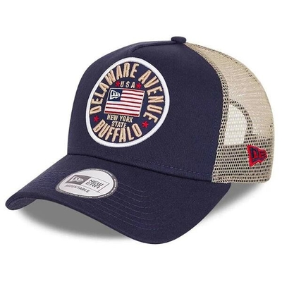 Vải cotton đã giặt Mũ Trucker cổ điển với Logo thêu 3D