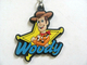Toy Story Woody Keychain Zip puller PVC mềm móc khóa cao su tùy chỉnh