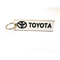 Toyota Custom Keychain Gỗ đúc hai mặt Chiếc xe quà Logo tùy chỉnh Gỗ đúc Keychain