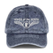 Mũ logo thêu theo yêu cầu trong thiết kế và vải vintage bông Twill Classic Baseball Cap