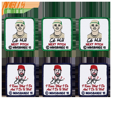 Custom Logo thêu đốm Merrowed Border cho các sản phẩm tùy chỉnh của bạn
