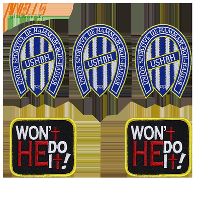 Logo thương hiệu Sắt trên các miếng dán thêu tùy chỉnh