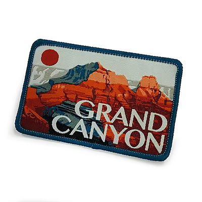 Damask Woven Patches Clothing Patches Customized Laser Cut Border Snap Back Heat Press Các sản phẩm khác nhau