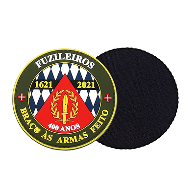 Đơn vị hóa Eco Friendly Morale PVC Patch cho túi quần áo và nón