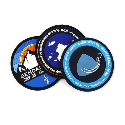 Đơn vị hóa Eco Friendly Morale PVC Patch cho túi quần áo và nón