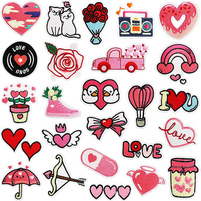 Quần áo cửa hàng Patches thêu tùy chỉnh Quần áo phim hoạt hình Iron-On thêu Patches cho quần áo patch