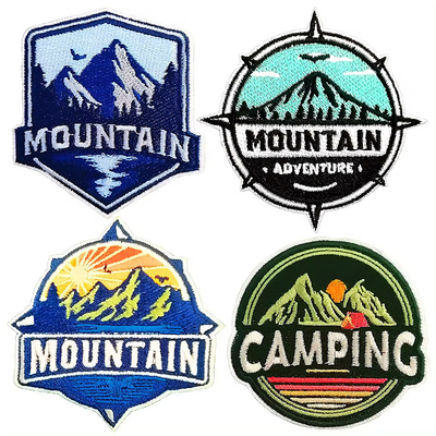 Nhiệt chuyển Patch sắt trên quần áo thêu Patch thiết kế logo tùy chỉnh Press Patches thêu