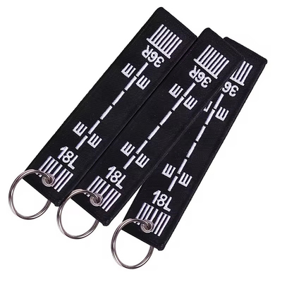 Custom Cheap Thêu vải tùy chỉnh Cheap Fabric Keychain