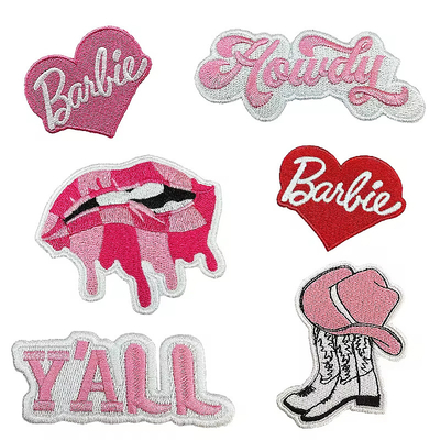 Logo thêu / in thêu tùy chỉnh Patches sắt trên cá nhân hóa phụ kiện