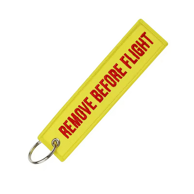Nhựa thêu keychain với logo tùy chỉnh quảng cáo thời trang vải dệt key tag keychain