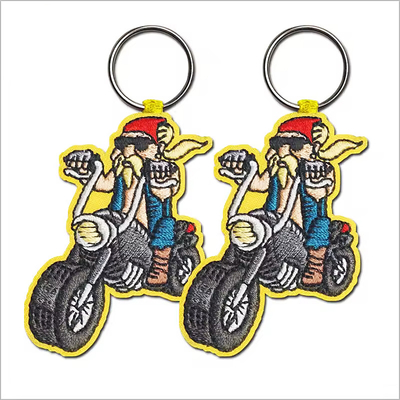 Vật liệu Twill và thêu Twill Pilot Key Tag Keyword Digital Price Tags