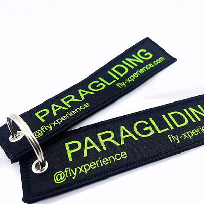 Custom Woven Keychain Tay đan thợ thủ công cầm chìa khóa với tính sẵn có tùy chỉnh