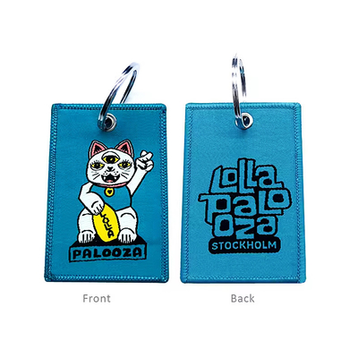Món quà Polyester tay đan dây chìa khóa có sẵn tùy chỉnh
