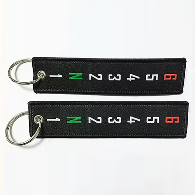 Anime Tag Logo tùy chỉnh thêu giữ quà tặng Jet Tags phụ kiện Nhẫn chìa khóa Gói khóa cho túi hành lý