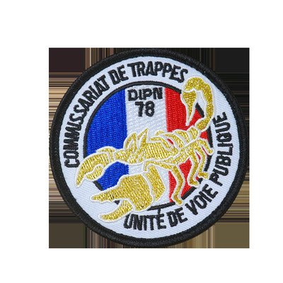 Logo tùy chỉnh thêu huy hiệu thêu nhãn hiệu đệm cho quần áo