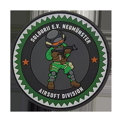 Custom Iron On PVC Label Patch Wholesale Brand Logo Badge PVC Patch cho quần áo