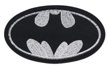 Sắt thêu trên miếng dán 4 &quot;BATMAN LOGO BATMAN Heat Cut Border
