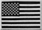 Cờ Mỹ Chiến thuật Thêu Vá Hoa Kỳ Hoa Kỳ Quân sự Sắt Trên May Trên Biểu tượng - Trắng &amp;amp; Đen