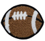 Chenille Football Applique Patch - Letterman Jacket, Sports 2-3 / 8 &quot;(Sắt trên)