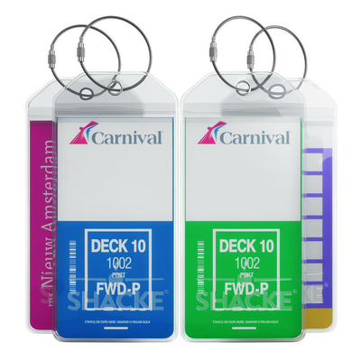 Thẻ hành lý PVC màu PMS Pantone