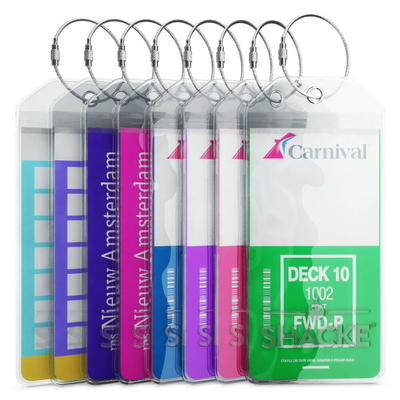 Thẻ hành lý PVC màu PMS Pantone