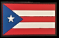Puerto Rico PR Flag Patch PVC Sniper SEAL Recon SOI Ranger May trên lưng