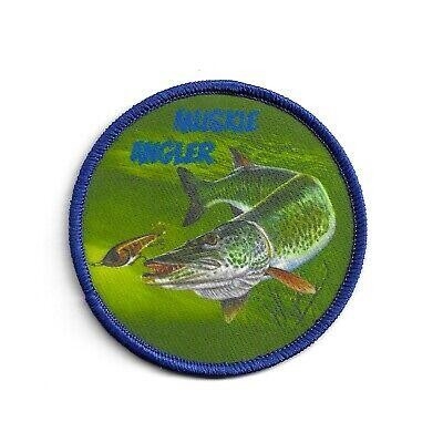 Walleye Fishing Dye Thăng hoa Patch Kích thước tùy chỉnh Mặt sau bằng nhựa