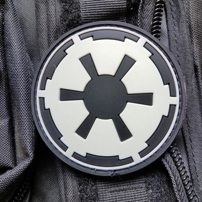 Velcro Backing PVC Cao su Patches Custom Star Wars Galactic Empire Symbol