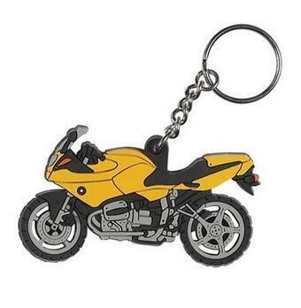 Móc chìa khóa cao su xe máy 3D Logo tùy chỉnh cho quà tặng khuyến mãi