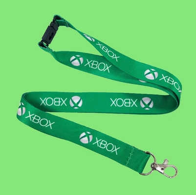 15mm Width Xbox Lanyard Key Id Badge 900mm Length Logo In printed Lanyard With Metal Hook (Bộ dây đeo có nắp kim loại)