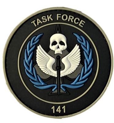 Lực lượng đặc nhiệm COD Bản vá dán cao su tùy chỉnh Logo 3D 10C Thân thiện với môi trường