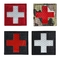 Cross Military Medical Rescue Huy hiệu phản xạ IR Phù hiệu tinh thần Bản vá chiến thuật