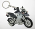 Dây chuyền chìa khóa PVC tùy chỉnh Chìa khóa cao su đua xe máy được cá nhân hóa