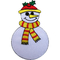 Giáng sinh Người tuyết Tùy chỉnh Bản vá thêu Sắt / May trên trang trí XMAS Huy hiệu đính
