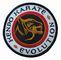 Kenpo Karate Evolution PMS 12C Sắt trên các bản vá thêu đường viền hợp nhất