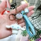 Pendent Dây chìa khóa cá nhân hóa dễ thương Dễ thương 3D Blue Cinnamoroll Keychain