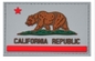 Cộng hòa California Cờ có màu Tinh thần PVC Bản vá 3D Thân thiện với môi trường PVC mềm